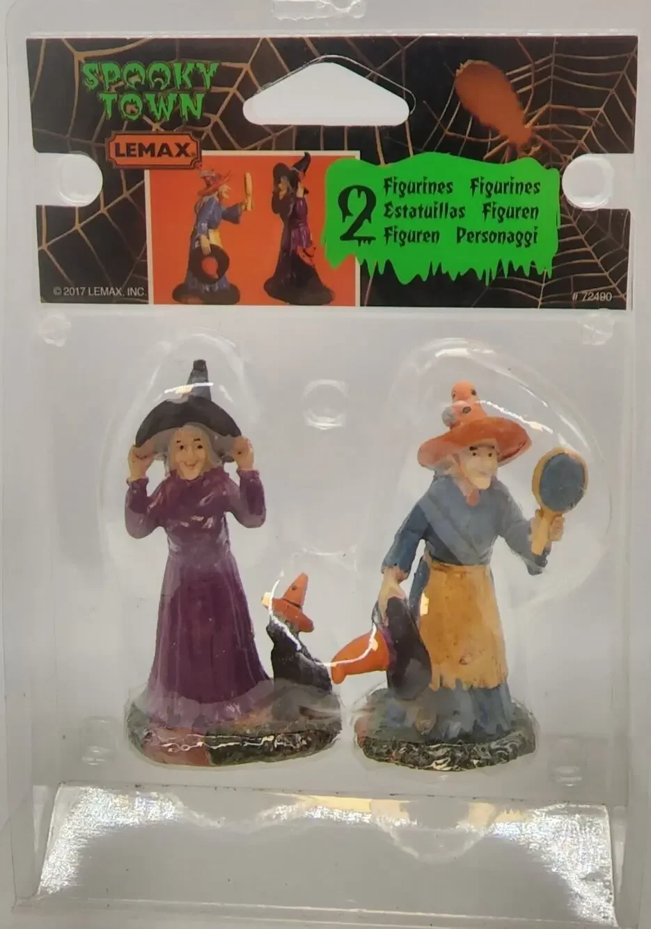 Halloween Lemax Spooky Town, Black Cat Millinery #72490 2017
